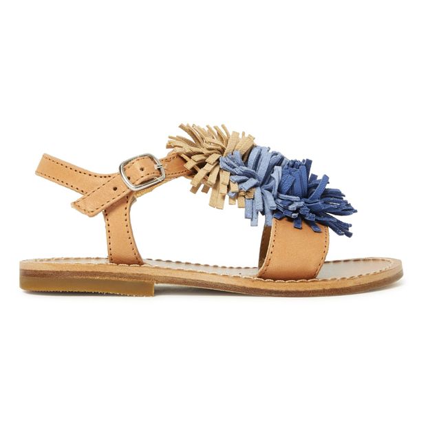 Pom-pom buckle sandals-product