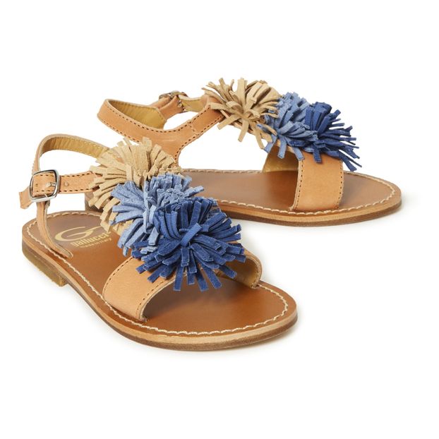 Pom-pom buckle sandals-product