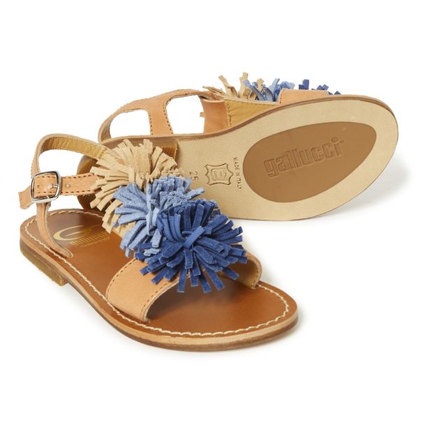 Pom-pom buckle sandals-product