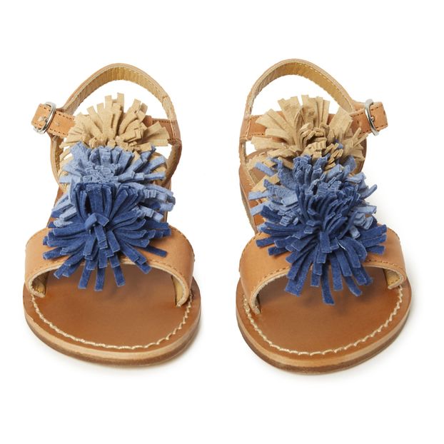 Pom-pom buckle sandals-product