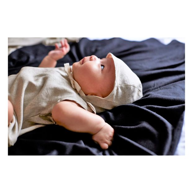 Barboteuse et Bonnet Lin-product