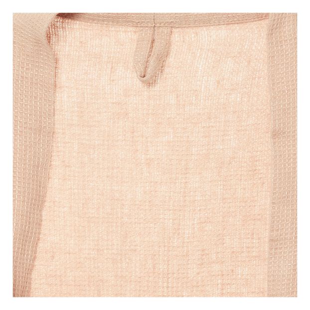 Peignoir en Lin lavé nid d'abeille-product