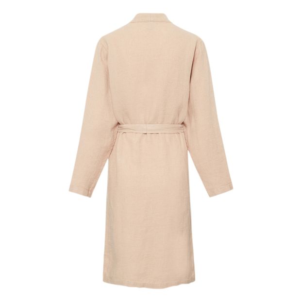 Peignoir en Lin lavé nid d'abeille-product