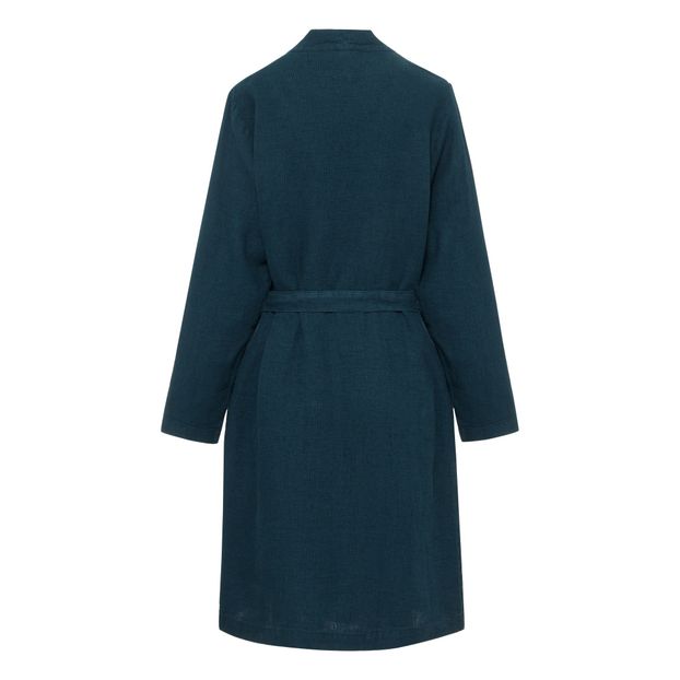 Peignoir en Lin lavé nid d'abeille-product