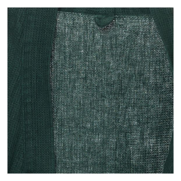 Washed linen honeycomb robe-product
