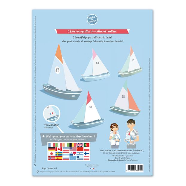 Paper Models - Sailboats -product