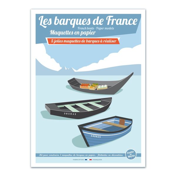 Maquette en papier - Les barques de France-product