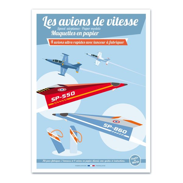 Maquette en papier - Les avions de vitesse-product