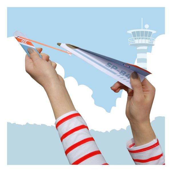 Maquette en papier - Les avions de vitesse-product