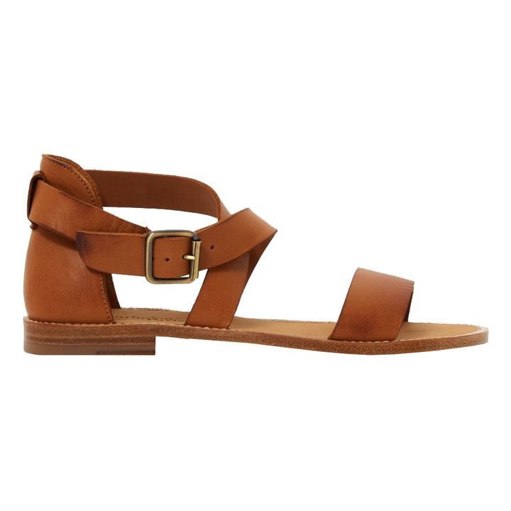 Sandalias Cuero Sauvage Bento Camel- Imagen del producto n°0