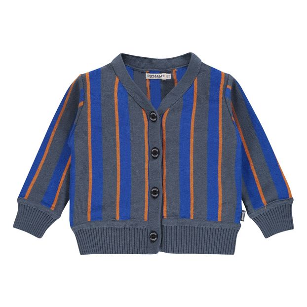 Organic Cotton Baseball Cardigan -product