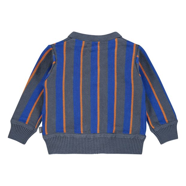 Organic Cotton Baseball Cardigan -product
