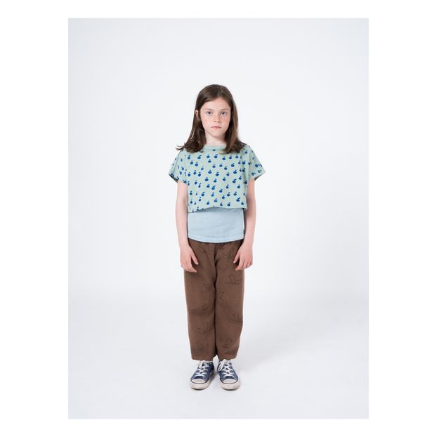 Sweat Cropped Coton Bio Pêches-product