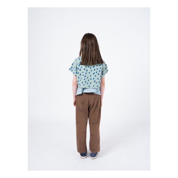 Sweat Cropped Coton Bio Pêches-product