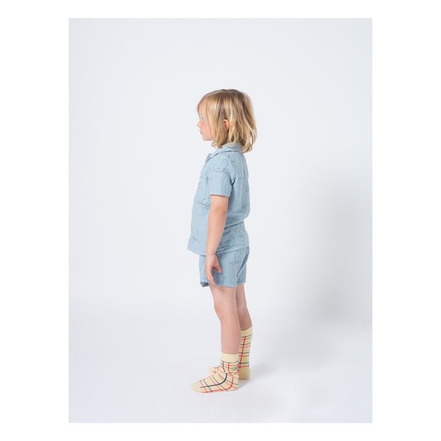 Bird printed shorts and shirt set-product