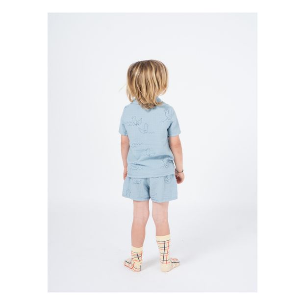 Bird printed shorts and shirt set-product