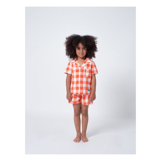 Checkered shorts and shirt set -product