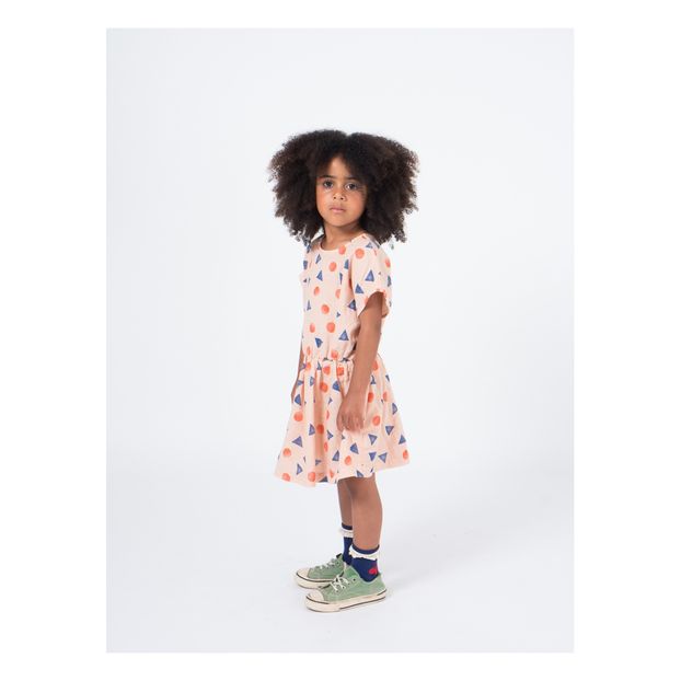 Printed cotton and linen dress -product