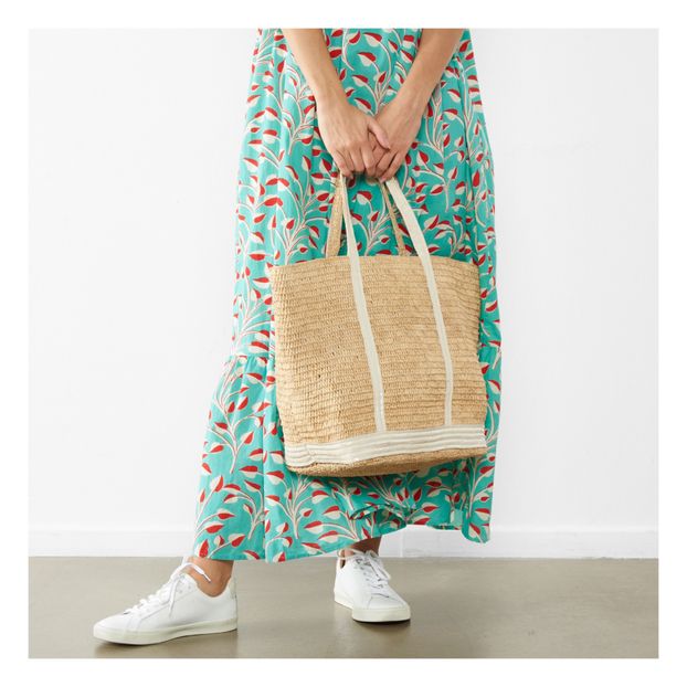 Large Raffia Tote Bag-product
