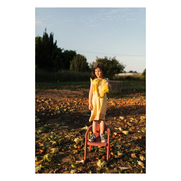 Cotton and linen knitted dress-product