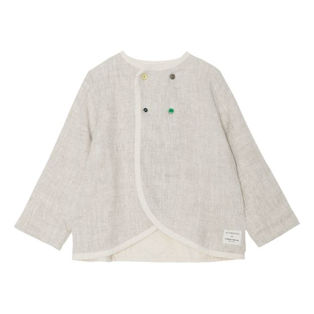 Giacca reversibile cotone e lino-product