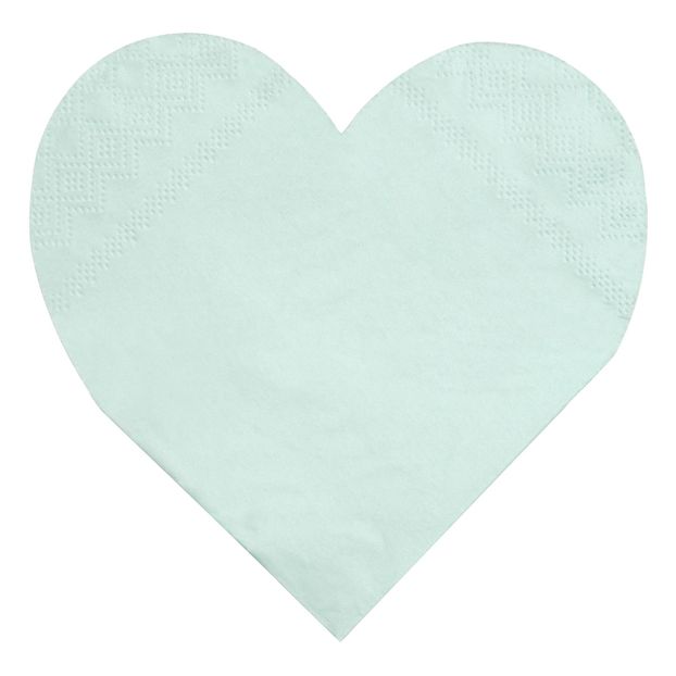 Serviettes en papier cœur - Set de 20-product