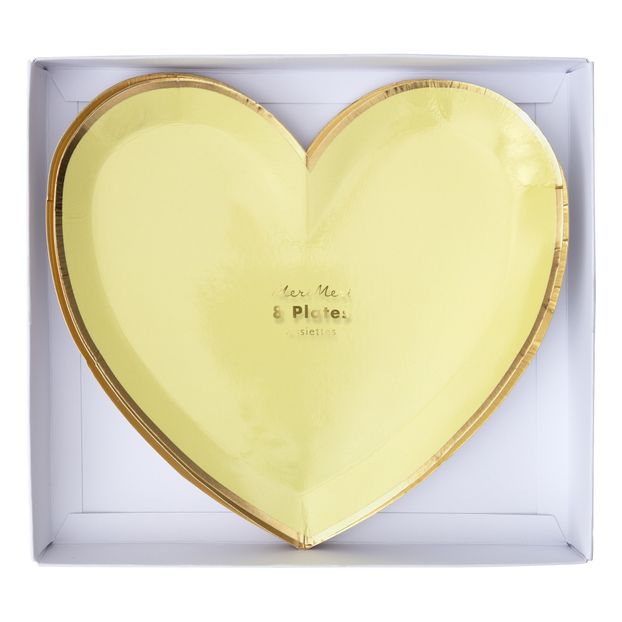 Heart Paper Plates - Set of 8-product