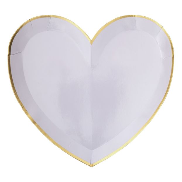 Heart Paper Plates - Set of 8-product