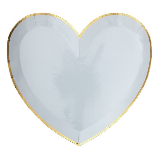 Heart Paper Plates - Set of 8-product