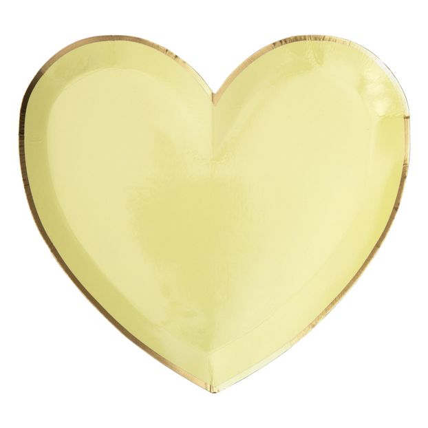 Heart Paper Plates - Set of 8-product