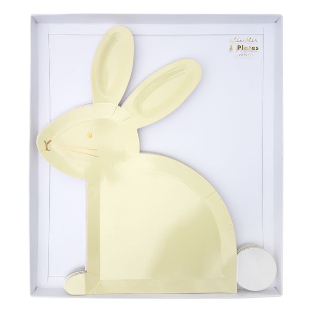 Bunny Paper Plates - Set of 8-product