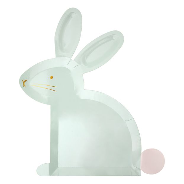 Bunny Paper Plates - Set of 8-product