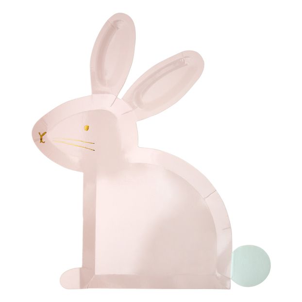 Bunny Paper Plates - Set of 8-product