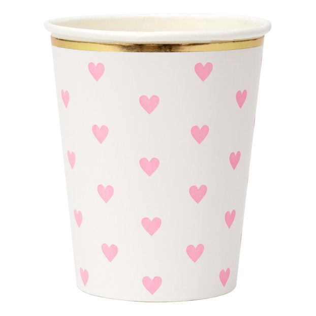 Heart Paper Cups - Set of 8-product
