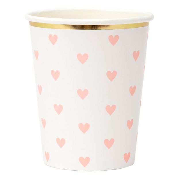 Heart Paper Cups - Set of 8-product