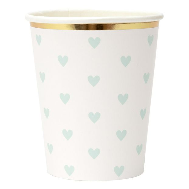 Heart Paper Cups - Set of 8-product