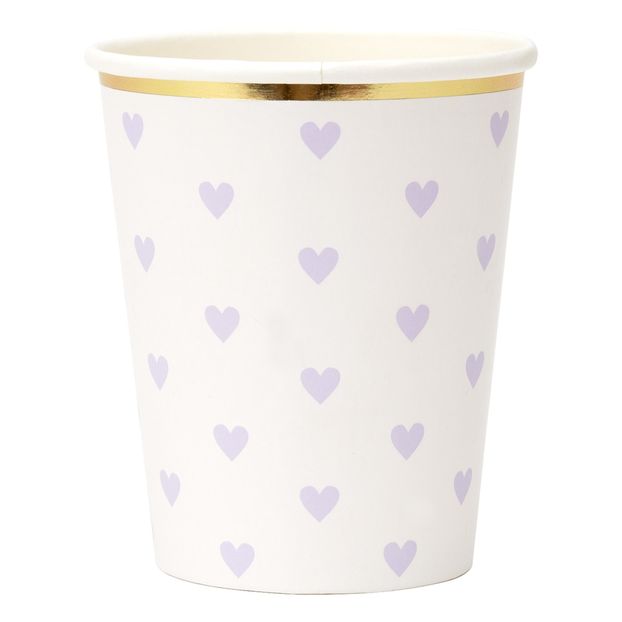 Heart Paper Cups - Set of 8-product