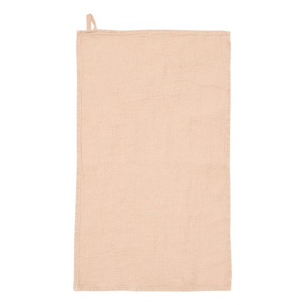 Washed linen honeycomb bath towel-product