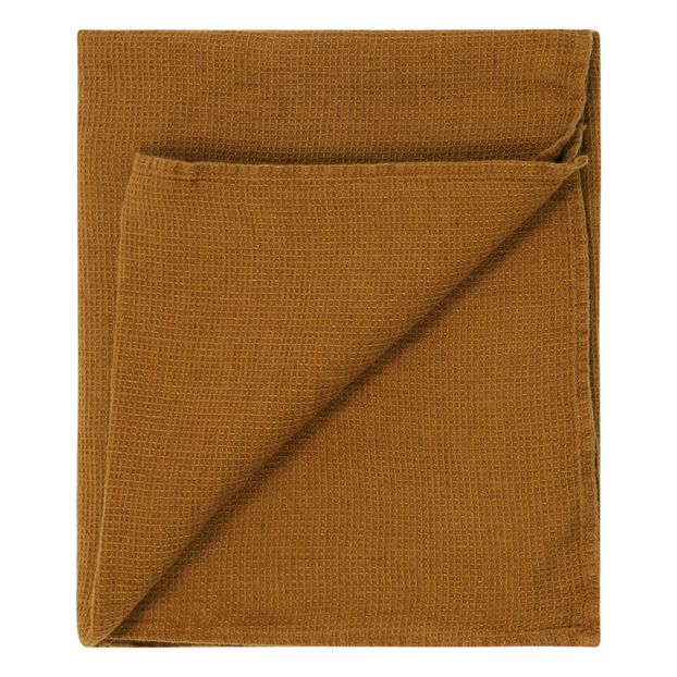 Washed linen honeycomb towel-product