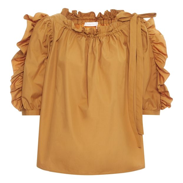 Ruched-Sleeve Blouse-product