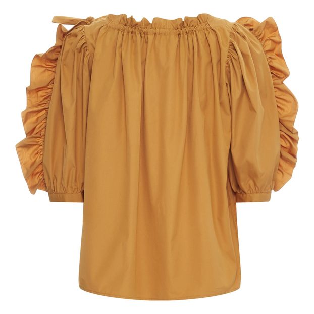 Ruched-Sleeve Blouse-product