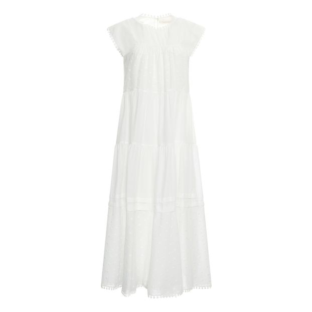 Cotton Polka-Dot Embroided Dress-product