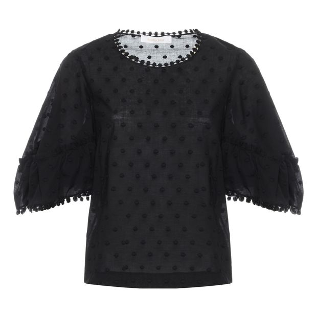 Polka-dot embroided Top-product