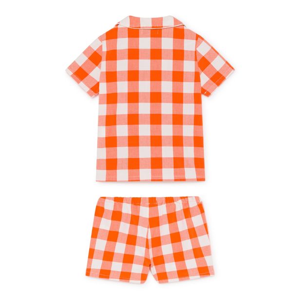 Checkered shorts and shirt set -product