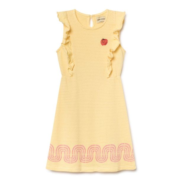 Cotton and linen knitted dress-product