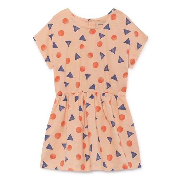 Printed cotton and linen dress -product