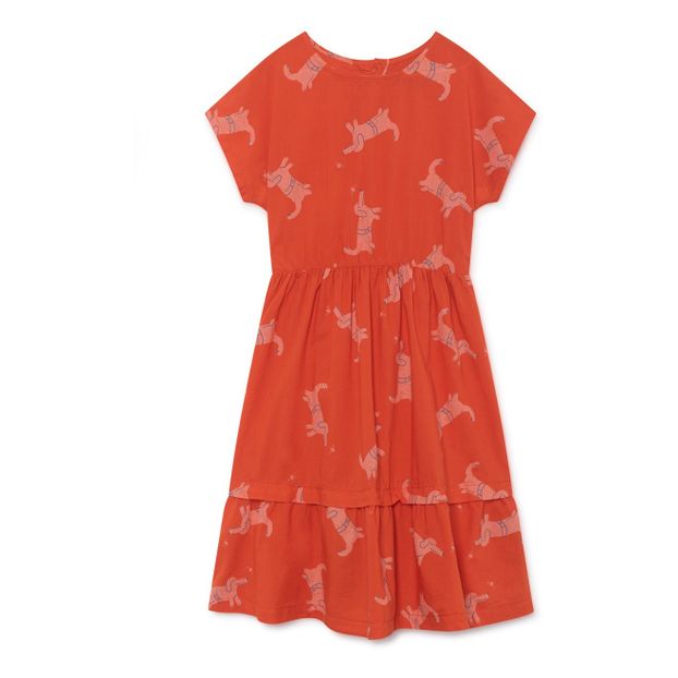 Robe Midi Coton Bio Chiens-product