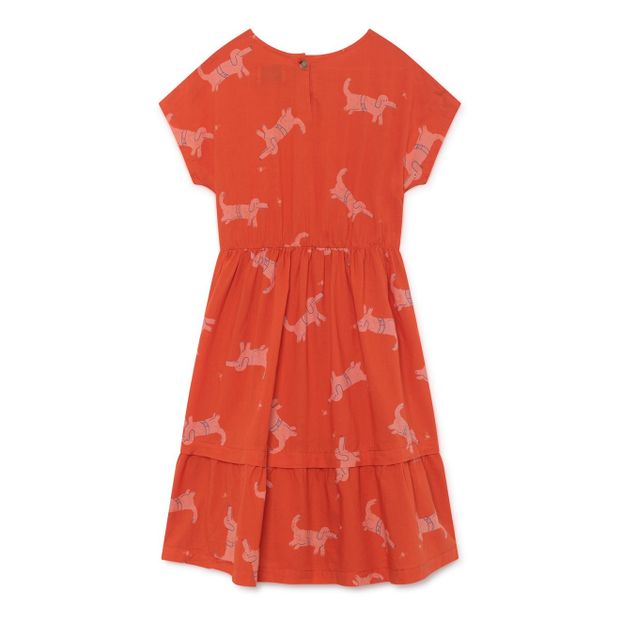 Robe Midi Coton Bio Chiens-product