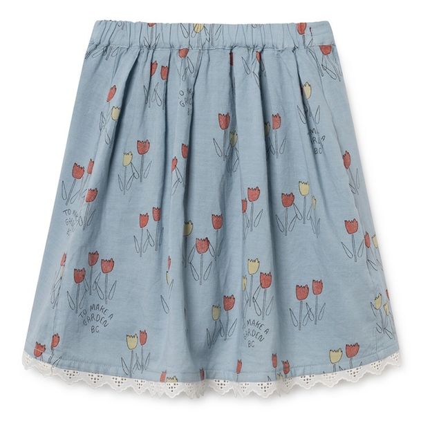 Cotton and linen mini skirt -product