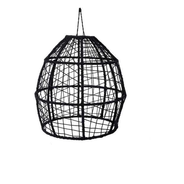 Nest braided cotton pendant light-product